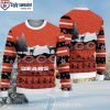 Chicago Bears Ugly Christmas Sweater – Logo Print Cute Skulls Graphic