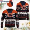 Cozy Cardigan Style Chicago Bears Ugly Christmas Sweater