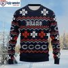 Chicago Bears Ugly Christmas Sweater – Snoopy In Holiday Spirit