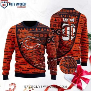 Chicago Bears Winter Wonderland Men’s Ugly Sweater – Unique Gift For Fans