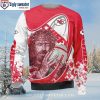 Chiefs Kingdom Festivities – Kansas City Chiefs Logo Print Ugly Christmas Sweater