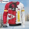 Kansas City Chiefs Logo Deer Skull Ugly Christmas Sweater – Unique Gift For Fans