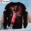 Gifts For Kc Chiefs Fans – Halloween Night Ugly Christmas Sweater