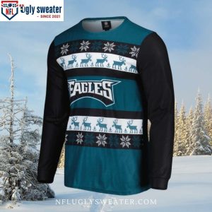 Chill And Cheer – Unique Philadelphia Eagles Ugly Sweater For Him