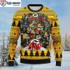 Green Bay Packers Christmas Sweater With An Outstanding Logo Print