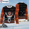 Cincinnati Bengals Ho Ho Ho Xmas Sweater – Logo Print Ugly Sweater