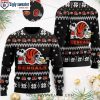 Cincinnati Bengals Logo Print And NFL Jack Skellington Holiday Sweater