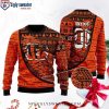 Cincinnati Bengals Xmas Sweater – Simpson Logo Print