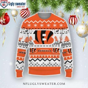 Cincinnati Bengals Ugly Christmas Sweater – Funny Grinch Design For Him