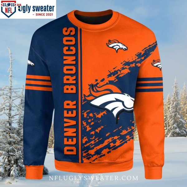 Classic Denver Broncos Ugly Sweater – Unique Gift For Fans