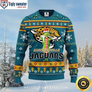 Classic Grinch Design Jacksonville Jaguars Ugly Xmas Sweater