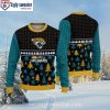 Baby Yoda Holding Football Jacksonville Jaguars Ugly Xmas Sweater