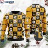 Classic Steelers Simpson Logo Print Ugly Christmas Sweater