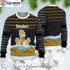 Classic Logo Checkered Flannel Steelers Ugly Sweater