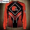 Cleveland Browns Christmas Sweater – Cute Winnie The Pooh Bear Graphic