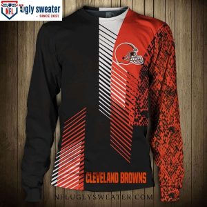 Cleveland Browns Christmas Sweater – Logo Inspired Design