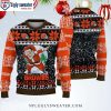 Cleveland Browns Gifts For Him – American Flag Pattern Christmas Sweater