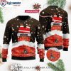 Cleveland Browns Skull Graphic Ugly Christmas Sweater – Unique Fan Gear