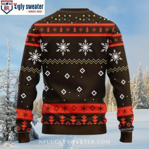 Cleveland Browns Ugly Christmas Sweater With Funny Grinch Graphics 2