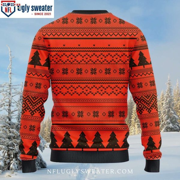 Cleveland Browns Ugly Christmas Sweater With Grateful Dead Graphics