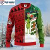 Cleveland Browns Ugly Christmas Sweater With Funny Grinch Graphics