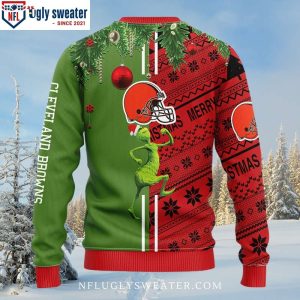 Cleveland Browns Ugly Sweater Blends Grateful Dead Graphics For Christmas 2