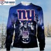 Baby Yoda Graphics Christmas Sweater For Ny Giants Fans