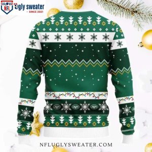 Cool Santa New York Jets Ugly Christmas Sweater Hip Festive Style 2