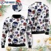 Snowflakes Pattern – Dallas Cowboys Ugly Christmas Sweater