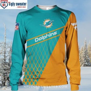 Cozy And Casual Ugly Christmas Sweater – Miami Dolphins Fans’ Favorite