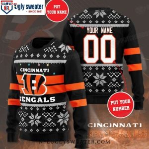 Cozy Cincinnati Bengals Ugly Sweater – Personalized Unique Gift For Fans