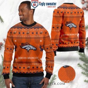 Cozy Up In Denver Broncos Spirit – Ugly Christmas Sweater Edition