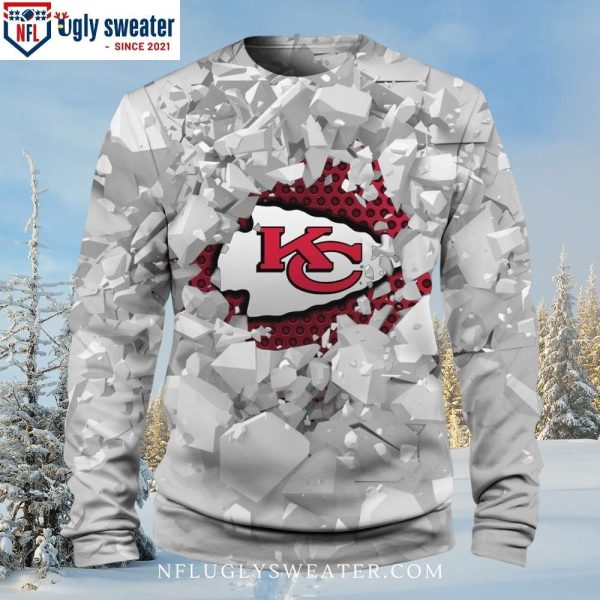 Cozy Up With Kansas City Chiefs Logo Sweater Unique Gift For Fans