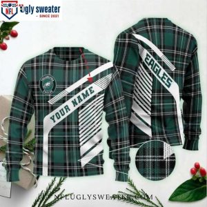 Custom Name And Cozy – Unique Philadelphia Eagles Ugly Sweater