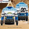 Mickey Mouse Football Los Angeles Chargers Ugly Xmas Sweater