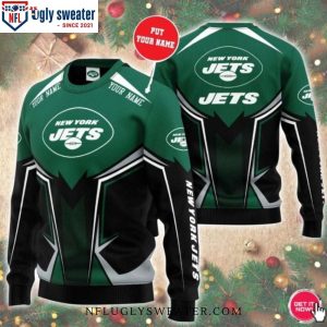 Custom New York Jets Armor Design Ugly Xmas Sweater – Bold Fan Gear