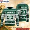 Grinch New York Jets Ugly Christmas Sweater – Holiday Mischief Edition