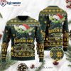 Abstract Geometric Patterned Green Bay Packers Ugly Christmas Sweater