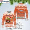 Denver Broncos Ugly Sweater With Texture Hunter Design Unique Gift For Fans