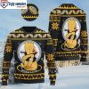 Celebrate With Steelers – Ugly Christmas Sweater With Custom Name