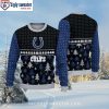 Fun Mickey Football Action Indianapolis Colts Ugly Xmas Sweater