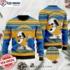 Golden Football Los Angeles Chargers Ugly Xmas Sweater – Festive Design