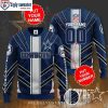 NFL Army – White Blue Camo – Dallas Cowboys Ugly Christmas Sweater