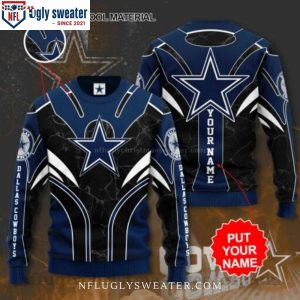 Dallas Cowboys Logo Inspired Ugly Christmas Sweater – Unique Gift For Cowboys Fans