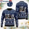 Dallas Cowboys Snoopy Rugby Player All Over Print Funny Xmas Sweaters, Dallas Cowboy Fan Gifts