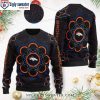 Flower Pattern Denver Broncos Ugly Christmas Sweater Unique Gift For Fans