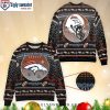 NFL Dolphins Ugly Christmas Sweater – Snowflake Logo Print