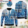 Detroit Lions Ugly Christmas Sweater – Checkered Flannel Design