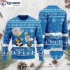 Detroit Lions Ugly Christmas Sweater – Santa Claus And Snowman Edition