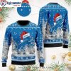 Detroit Lions Ugly Christmas Sweater – Santa Claus And Snowman Edition